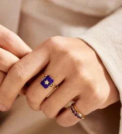 Anna Ring Amethyst 14K