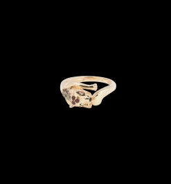 Antique Panther Ring 14K