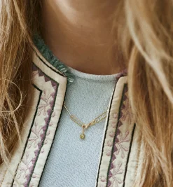 Birthstone Necklace Charm 14K