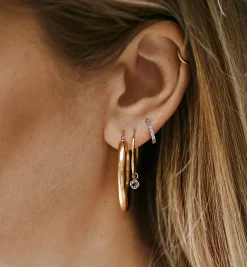 Birthstone Ring Earring 14K
