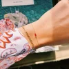 Blood Coral Bracelet 14K