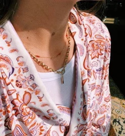 Blood Coral Necklace 14K