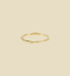 Charmed Serpent Ring 14K