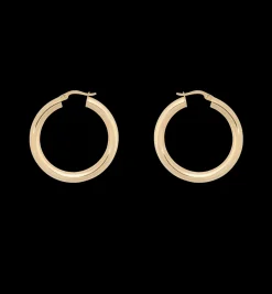 Classic Round Hoop Earrings (S) 14K