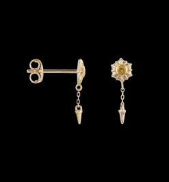 Coronal Rain Stud Earring 14K