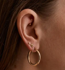 Coronal Rain Stud Earring 14K