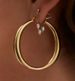 Cosmic Dust Chain Earrings