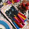 Cutlery Set 12 Pieces - Bright Multicolour