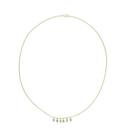 Drooping Aurelia Necklace 14K