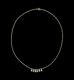 Drooping Aurelia Necklace 14K