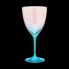 Faded Coral Wine Glass