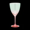 Faded Green Wine Glass