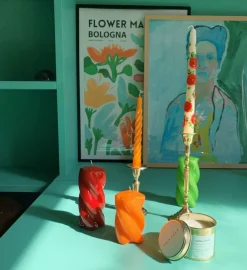 Flower Candle - Set of 2