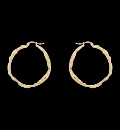 Flower Crown Hoop Earrings
