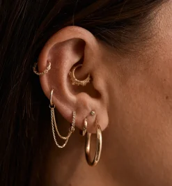 Forget Me Not Helix Piercing 14K