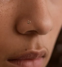 Forget Me Not Nose Piercing 14K