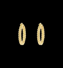 French Braid Hoop Earrings