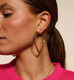 Funky Love Hoop Earrings