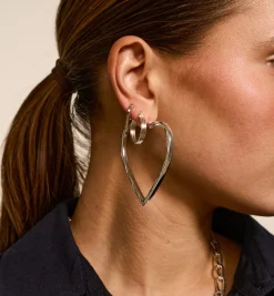 Funky Love Hoop Earrings
