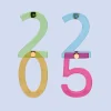 Funky New Year Stud Earrings