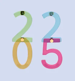 Funky New Year Stud Earrings