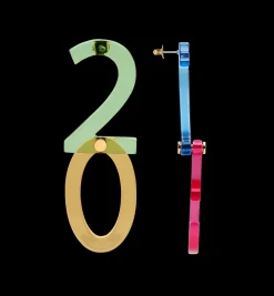 Funky New Year Stud Earrings