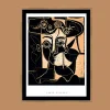 G&C Picasso Decorated Hat Framed Artwork