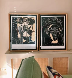 G&C Picasso Decorated Hat Framed Artwork