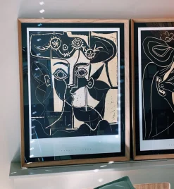 G&C Picasso Decorated Hat Framed Artwork