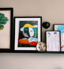 G&C Picasso Women On Balcony Framed Artwork