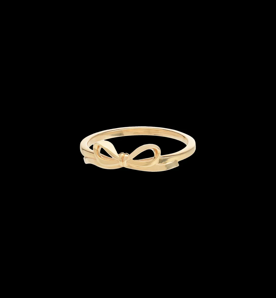 Golden Ribbon Ring 14K