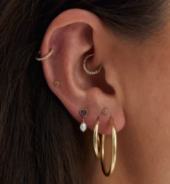 Halo Piercing 14K