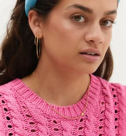 Hammered Plain Hoop Earrings