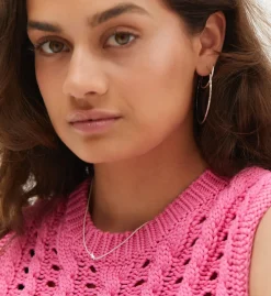 Hammered Plain Hoop Earrings