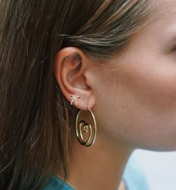 Head Over Heels Hoop Earrings