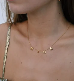 Initial Necklace 9K