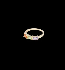 Kaleidoscope Trio Ring 14K