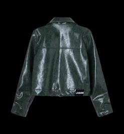 Laagam Alexa Faux Leather Jacket