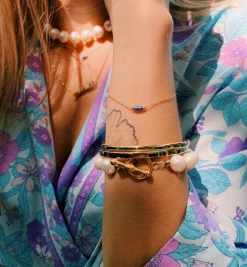 Lapis Bracelet 14K