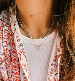 Lapis Necklace 14K