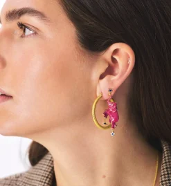 Large Spiral Hoop Earrings