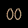 Large Sunset Love Hoop Earrings