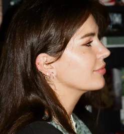 Laurel Wreath Daith Piercing 14K