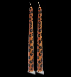 Leopard Candle - Set of 2