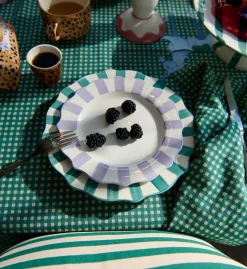 Lilac Scalloped Breakfast Plate