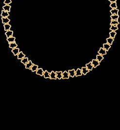 Linked Chunky Stars Necklace