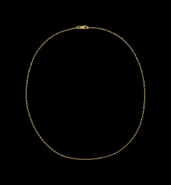 Link Plain Necklace 14K