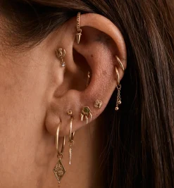 Love Bird Piercing Front 14K