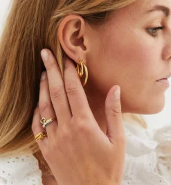 Love Story Hoop Earrings