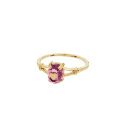 Lucky Fortune Heart Ring 14K